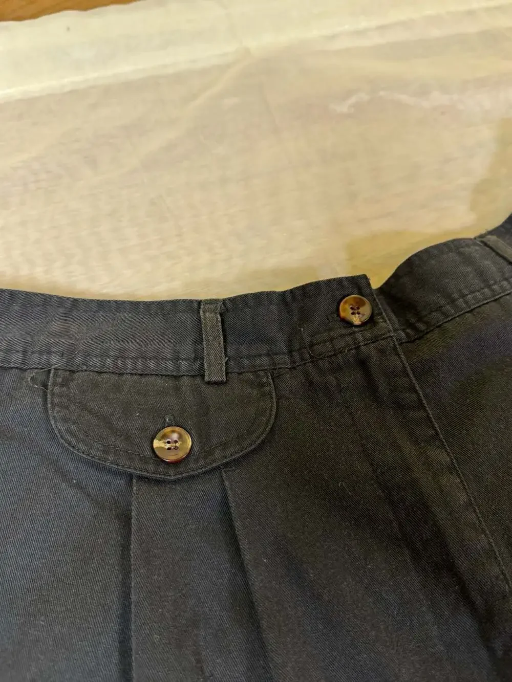Karen Scott II Black Pleated Casual Shorts Size 18W